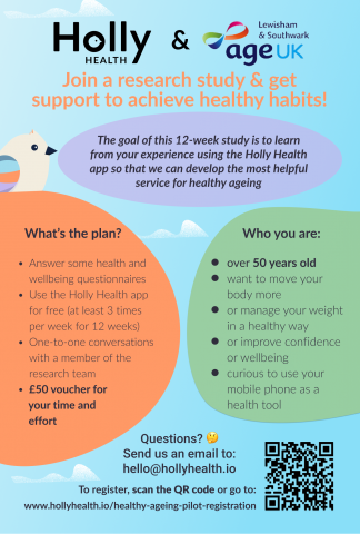 Holly Health Pilot Poster Holly Health Pilot Poster